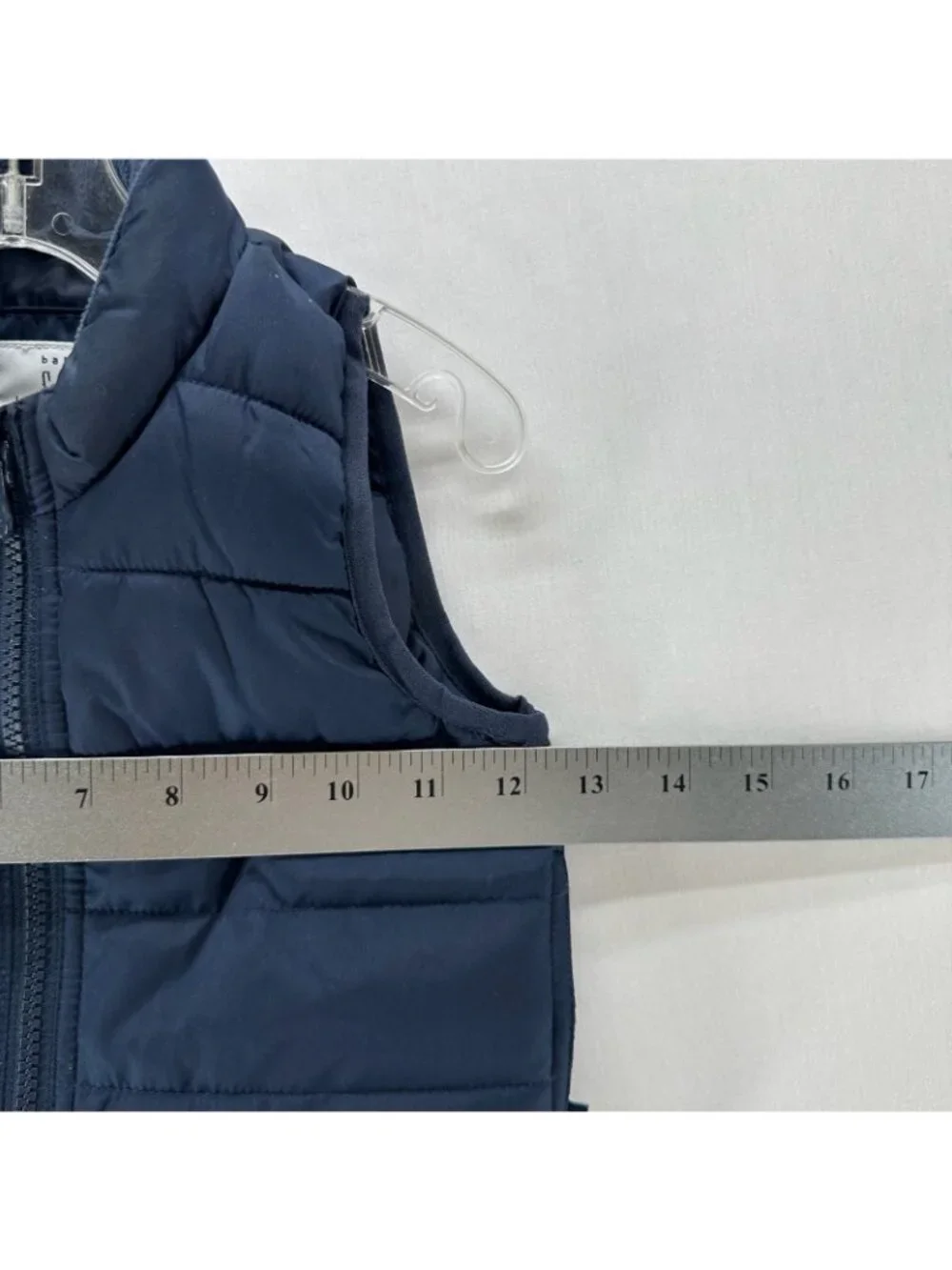 Baby Gap ColdControl Puffer Vest Boys 12-18M Water Resistant Outerwear Navy Blue
